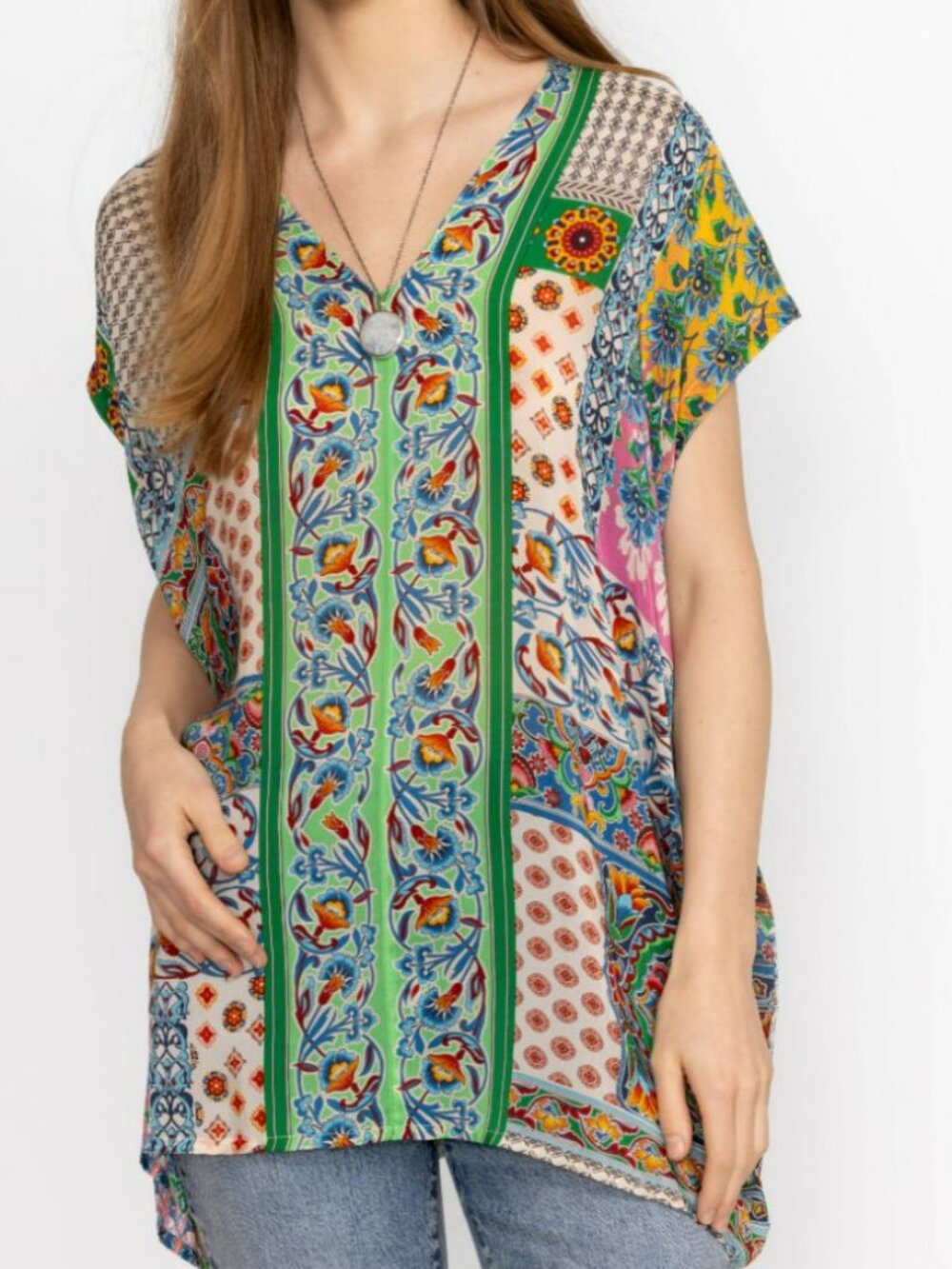 Johnny Was Diskana Alexandra Top Blouse